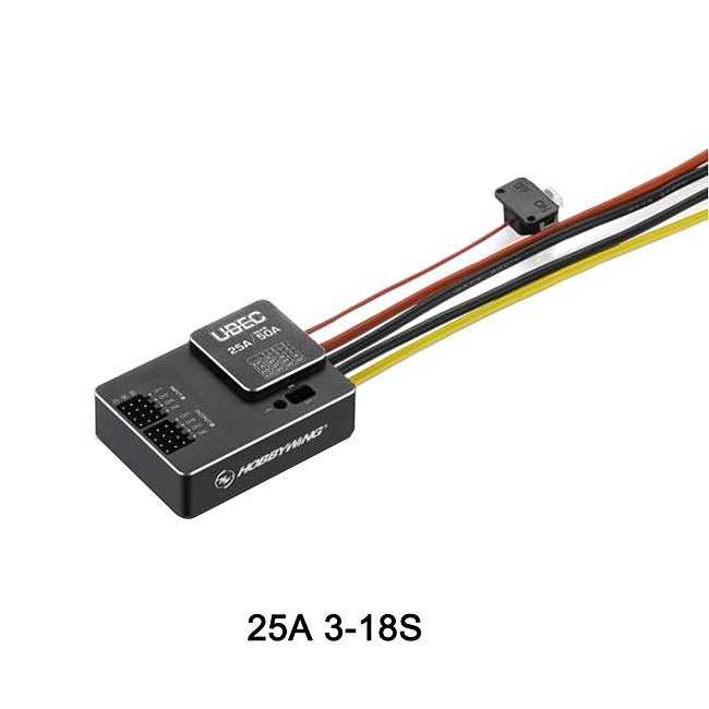 Hobbywing 25A HV 3-18S / 10A 2-6S Module 25A External Switching for DIY FPV mini Racing Quadcopter Drone