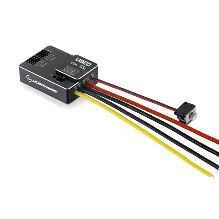 Hobbywing 25A HV 3-18S / 10A 2-6S Module 25A External Switching for DIY FPV mini Racing Quadcopter Drone
