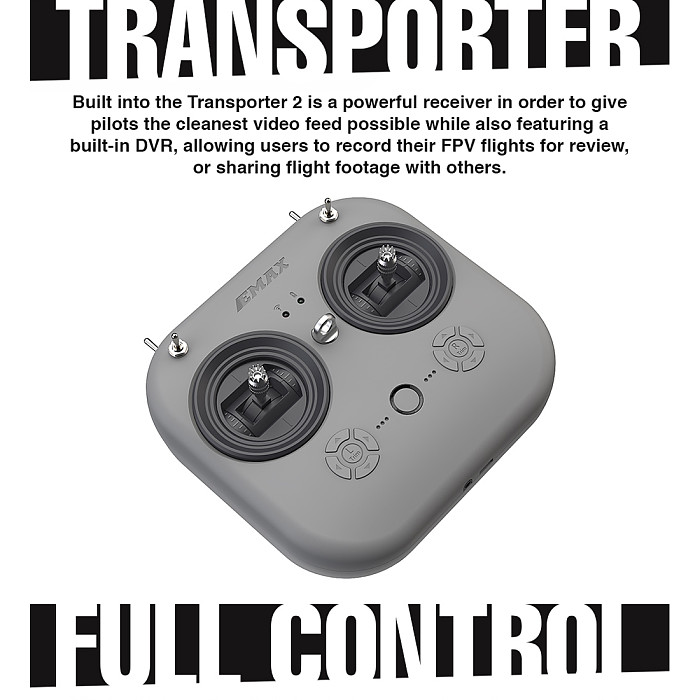 EMAX E8 Transmitter Radio Controller 2.4Ghz 8CH Remote Control Support D8 D16 LBT Protocol for Tinyhawk III FPV Racing Drone