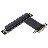 PCIe 4.0 x4 To x16 Extension Cable 4.0 PCI-e Riser Adapter Graphics Card Extender for GTX3080ti RX5700xt GPU R23SL R23SF R23SH