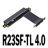 PCIe 4.0 x4 To x16 Extension Cable 4.0 PCI-e Riser Adapter Graphics Card Extender for GTX3080ti RX5700xt GPU R23SL R23SF R23SH