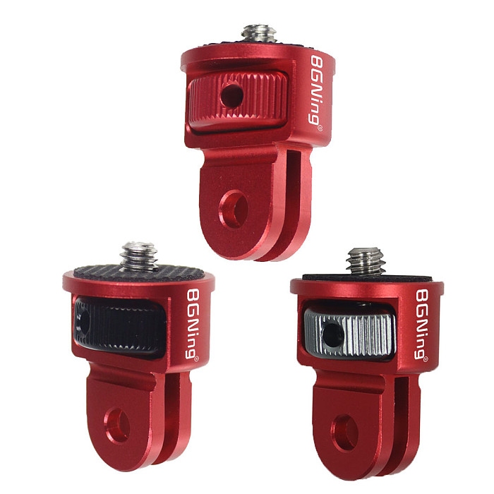 360 Swivel 1/4  Screw Converter Mini Tripod Adapter for Gopro Hero13 10 9 8 5 POCKET4 Insta360 One X X2 R Action Camera Monopod Mount