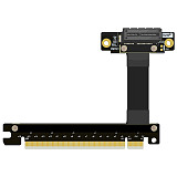 PCI Express X16 Male to X1 Slot Extension Cable Riser Board Adapter Edge Card Connector Right Angle PCIe 4.0