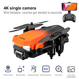 JMT KK9 Mini Drone 4K HD Dual Camera With One Key Return FPV Professional Optical Avoidance Drone Foldable Quadcopter Toy