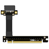 PCI Express X16 Male to X1 Slot Extension Cable Riser Board Adapter Edge Card Connector Right Angle PCIe 4.0