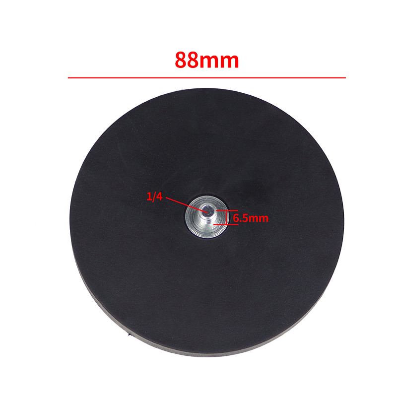 BGNING Magnet Disc Rubber Costed Suction Cup Magnetic D88mm 1/4  3/8  Screw Mount for Car LED Light Smartphone Tripod Action Camera