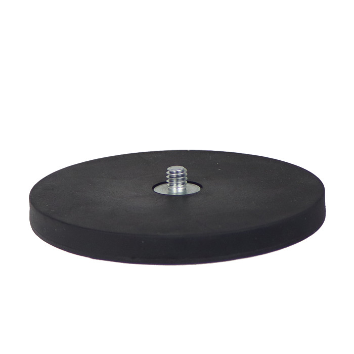 BGNING Magnet Disc Rubber Costed Suction Cup Magnetic D88mm 1/4  3/8  Screw Mount for Car LED Light Smartphone Tripod Action Camera