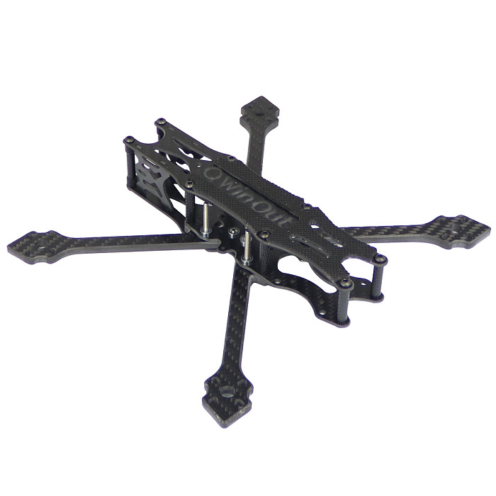 QWinOut Carbon Fiber Xy-5 Crossing Drone Rack DIY 220mm Wheelbase RC Drone Frame Kit Unassembled