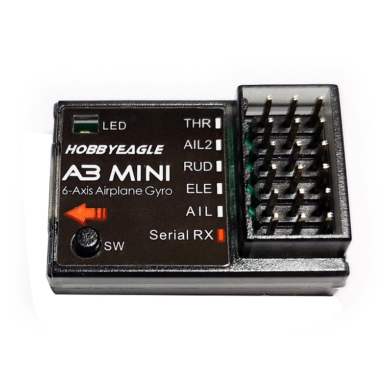HobbyEagle A3 Mini 6-Axis Gyro Stabilizer System 32-bit MCU for PPM &Multi-protocol Digital Serial