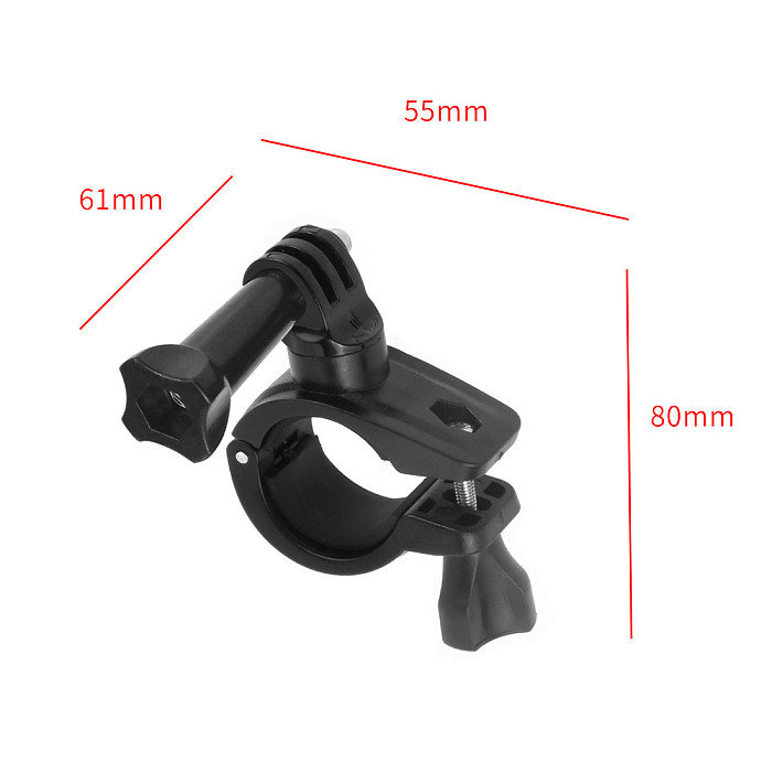 FEICHAO Motorcycle Bracket Holder Bicycle Handlebar Clip Clamp Rotatable Tripod Mount for GoPro Hero 10 9 8 7 for OSMO Pocket 2 Cameras