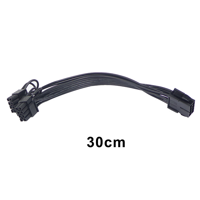 XT-XINTE CPU 8Pin to Graphics Video Card Dual 8Pin( 6Pin+2Pin ) PCI-E PCIe Power Supply Splitter Cord CPU8P(4+4) Adapter Cable