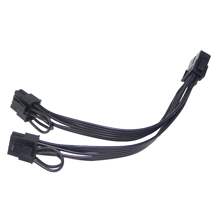 XT-XINTE CPU 8Pin to Graphics Video Card Dual 8Pin( 6Pin+2Pin ) PCI-E PCIe Power Supply Splitter Cord CPU8P(4+4) Adapter Cable