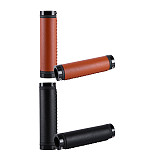 Mountain Road Bicycle Handlebar Grip Anti-Skid PU Leather Lock On Bicycle Handlebar Grip 2~2.5cm for MTB Road Cycling