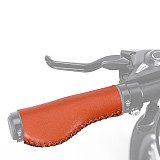 Mountain Road Bicycle Handlebar Grip Anti-Skid PU Leather Lock On Bicycle Handlebar Grip 2~2.5cm for MTB Road Cycling
