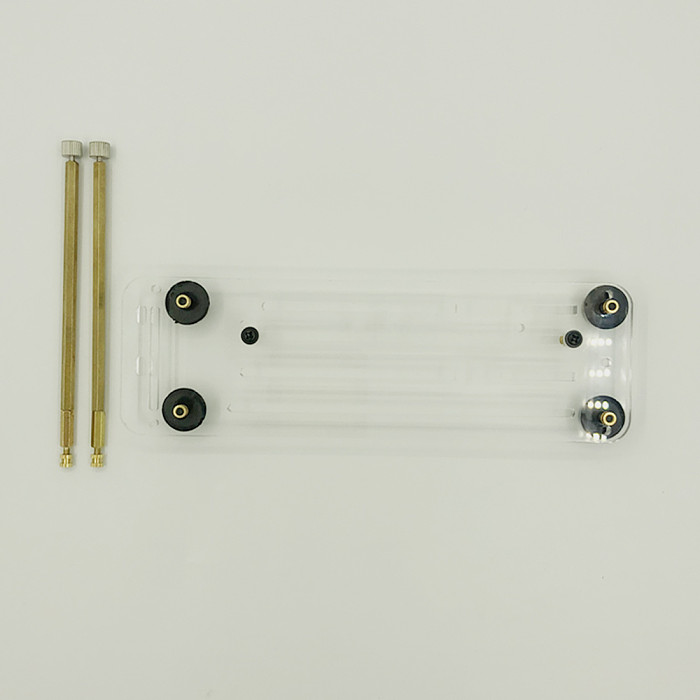 Graphics Card Vertical Kickstand Bracket Transparent Acrylic Base with Rubber Support for PCI-E PCIe 3.0 16X GPU Extension Cable