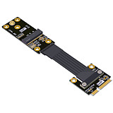 PCIe4.0 x1 Gen4 Mini-pcie to M.2 Key A.E Wireless Network Extension Cable Connect To Motherboard mPCI-E Interface Riser Extender