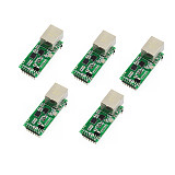 USR-TCP232-T2 Tiny Serial Ethernet Converter Module Serial UART TTL to Ethernet TCPIP Module Support DHCP and DNS Upgraded