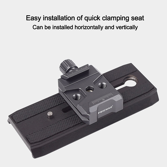 QR40S Quick Release Plate with 1/4 3/8 Screw Hole ARCA SWISS Standard Quick Clamp for DJI Ronin S / Ronin SC Gimbal Accessories
