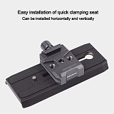 QR40S Quick Release Plate with 1/4 3/8 Screw Hole ARCA SWISS Standard Quick Clamp for DJI Ronin S / Ronin SC Gimbal Accessories