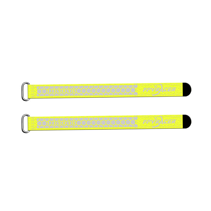 DIY 2pcs Lipo Battery Cable Tie, Kevlar Velcro Wire Metal Loop For First Person RC Sight Racing Drone Spare Part 