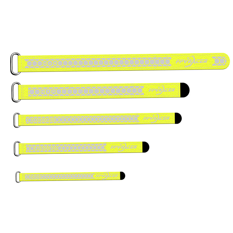 DIY 2pcs Lipo Battery Cable Tie, Kevlar Velcro Wire Metal Loop For First Person RC Sight Racing Drone Spare Part 