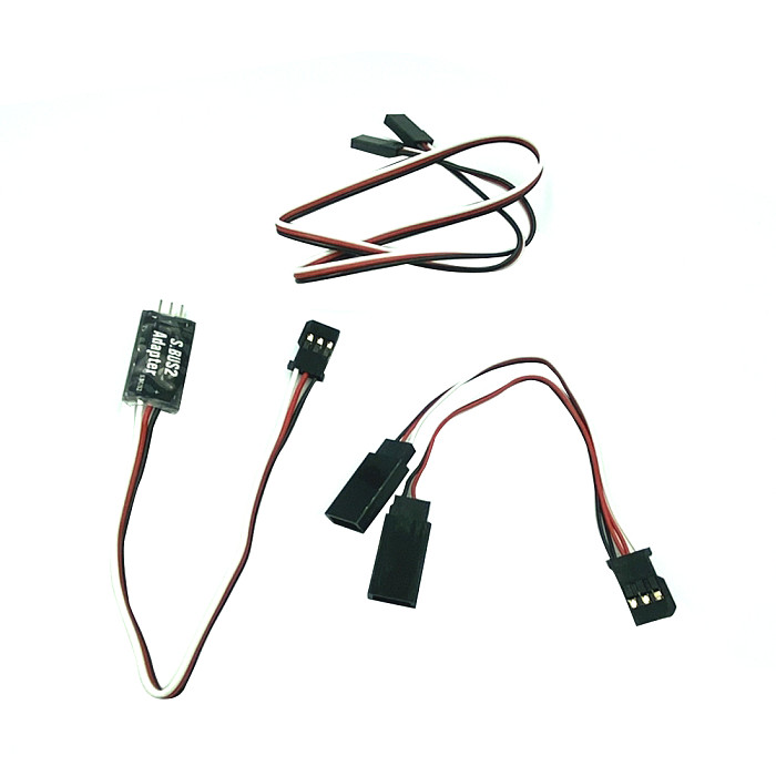 Hobbywing S.BUS2 Telemetry Adapter for Futaba Platinum V4/V4.1/V5 Aircraft ESC Drone Electronics Connector Plugs