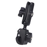 QWINOUT Motorcycle Bicycle Handlebar Rail Mount Clamp Pipe Clamp Ball clampfor Gopro Action Camera Clamp Mount Clip Tough-Claw Mount