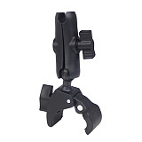 QWINOUT Motorcycle Bicycle Handlebar Rail Mount Clamp Pipe Clamp Ball clampfor Gopro Action Camera Clamp Mount Clip Tough-Claw Mount