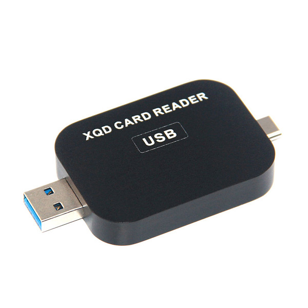 XQD Card Reader USB2.0 Type C & USB3.0 2in1 Card Reader 10Gbps Compatible with M/G Series Memory Cards for SONY NIKON Camera