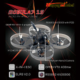 （in stock）Happymodel Mobula7 1S Micro FPV Whoop Drone  X12 5-IN-1 AIO Fight Controller Built-in 2.4G ELRS V2.0 Openvtx