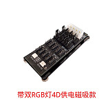 XT-XINTE PWM Cooler Fan HUB Splitter Adapter Socket 12v 5v RGB ARGB Adapter Board 4D/SATA Power with Magnetic for Motherboard