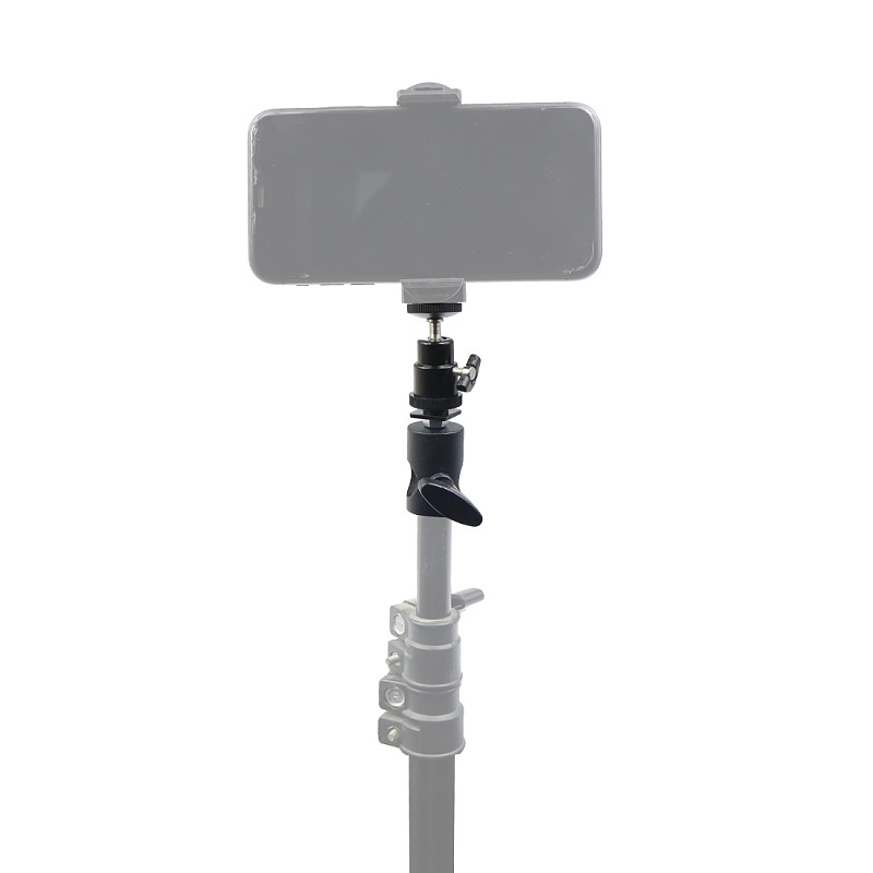 1/4 Screw Mini Ball Head Tripod Mount Light Flash Stand Holder BallHead with Crab Claws Clamp For SLR Camera Monitor Accessories