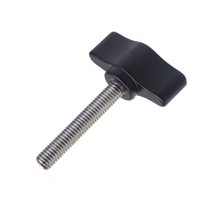 Aluminum M5 Threaded Knob Screw Adapter 8mm-33mm Screw Length Rail Rod Slider Clamp Locking Screw T-handle Wrench Clamp Screws