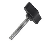 Aluminum M5 Threaded Knob Screw Adapter 8mm-33mm Screw Length Rail Rod Slider Clamp Locking Screw T-handle Wrench Clamp Screws