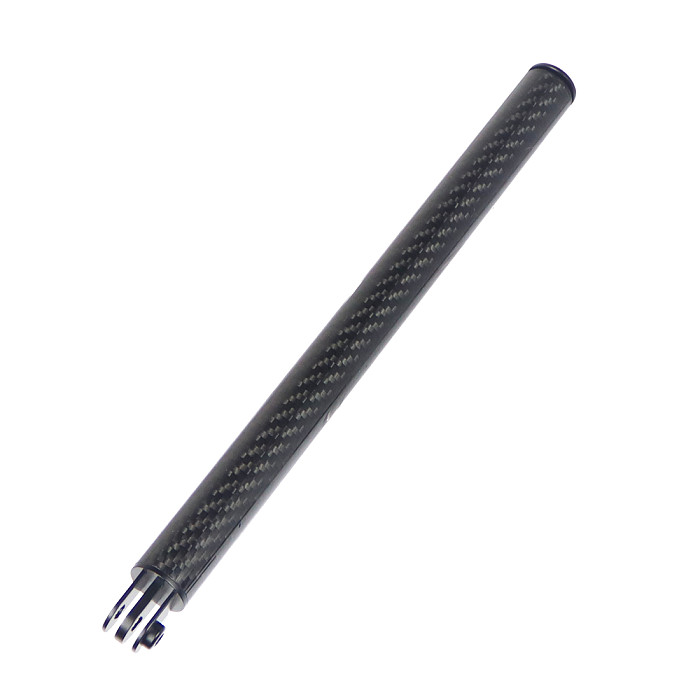 Carbon Fiber Selfie Stick Extension Rod, 1 inch Ball Head Grip, 1/4 inch Tripod for GoPro for Insta360 ONE X R for OSMO Action