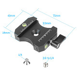 Quick Release Plate Claw Clamp 38mm Arca Desktop Mini Tripod for Gopro Action DSLR Camera Phone Gimbal Fast Switch Instal Mount