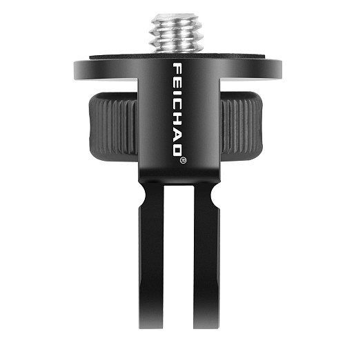 2 PCS CNC 360 Rotate 1/4 Inch Mini Tripod Adapter Mount for Gopro 10 9 8 for POCKET 2/POCKET4/ FIMI PALM 2/Insta360 ONE X2/X Camera