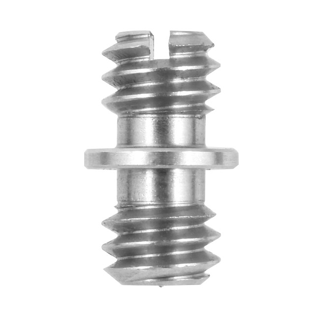 Stainless Steel Camera Screw Adapter Convert Dual Head Converter  1/4 -20 to 1/4 or 3/8  for Tripod Camera Cage Rig Screw Pack