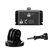 Quick Release Plate Claw Clamp 38mm Arca Desktop Mini Tripod for Gopro Action DSLR Camera Phone Gimbal Fast Switch Instal Mount