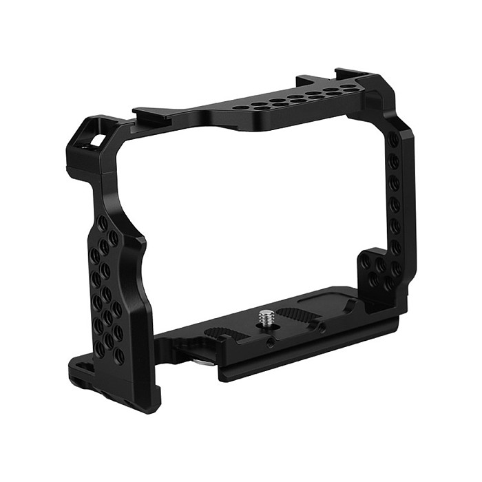BGNing Aluminum Alloy Camera Cage for Sony A7 Series Photography Accessories Protector Frame for Sony A7M3/A7R3/A73/A7R2 Black