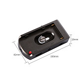 NP-F970 Battery-powered Base Quick Release Plate Board 1/4 Screw for Sony for Canon for Nikon Panasonic SLR Camera Accessories