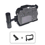 A7M4 A7R4 Camera Full Cage Rig Handle Grip Arca-style Cold Shoe Mount ARRI Locating for Sony Alpha 7S III IV A7M3 A73 A7R3 A7S3