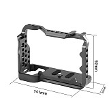 Aluminum alloy Sony A7C Rabbit Cage Extension Accessories  Protection Frame Tripod Platform Cold Shoe Holder  for Sony A7C Camera