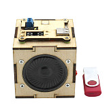DIY Wooden Speakers Ecational Science DIY Steam Toys Assembly Building STEM Education Toy for Children