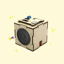 DIY Wooden Speakers Ecational Science DIY Steam Toys Assembly Building STEM Education Toy for Children