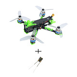QWinOut Xy-4 Quadcopter RC Drone Frame Kit with F4 OSD Flight Control + 1806 2500KV Motor+ 4032 Propeller (No Camera, video transmission)