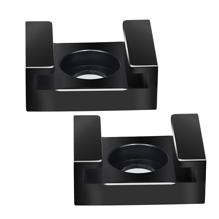 Mini Cold Shoe Mount Aluminum Adapter Bracket w 1/4 Thread for Sony A7C Camera Cage Flash Shoe Mount(2 PCS) Camera Accessories