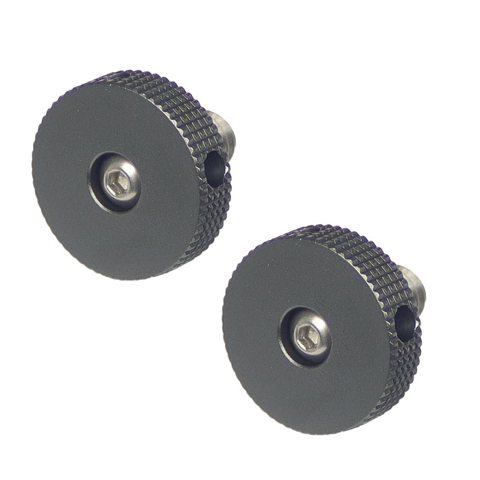 2pcs 1/4 Inch Stainless Steel Screw Reinforced Locking Knob For Camera Tripod Flash Light Bracket Quick Release Plate Bracket