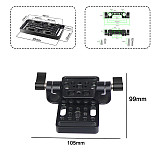 Multi-Purpose Switching Plate Cheese Board Easy Plate 1/4 3/8 ARRI Cold Shoe for Railblock Dovetail Rods DSLR Camera Cage Rig