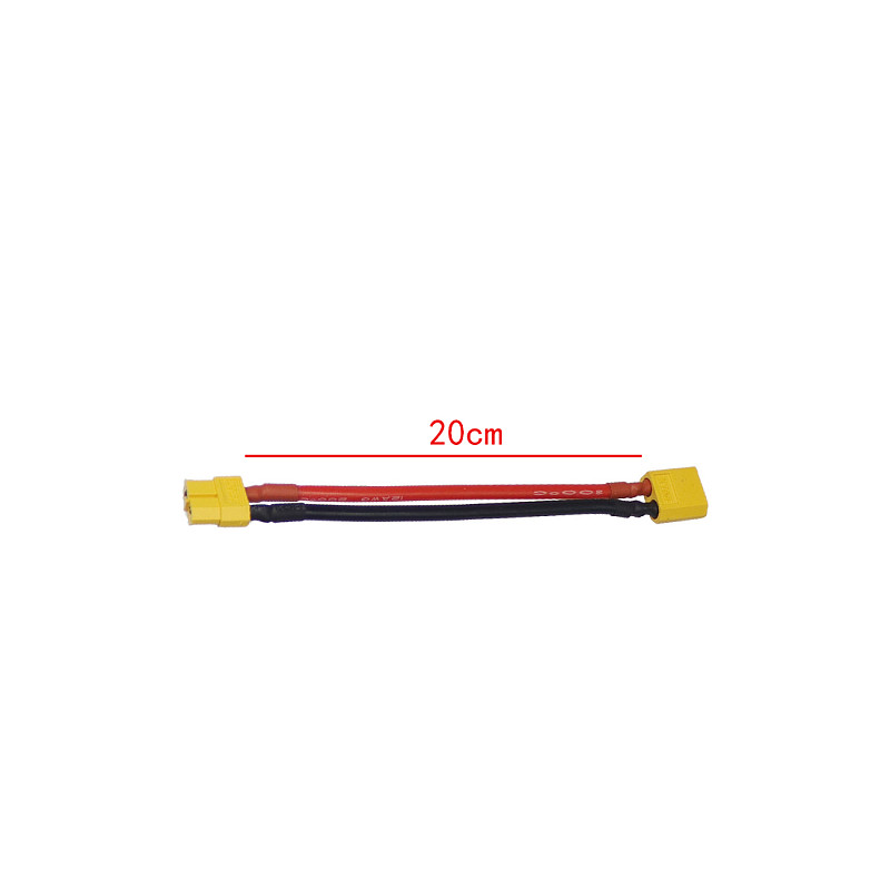 1pc 14AWG 12AWG XT60 Male to Female Plug Extension Cable Lead Silicone Wire